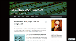 Desktop Screenshot of mylittleheartmelodies.com